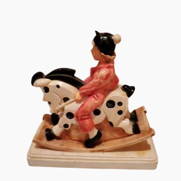 Sebastian Miniature Boy Riding Rocking Horse Ride To The Hounds 1953 P.W. Baston - Picture 2 of 8